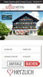 Mobile Screenshot of pensionherzog.at